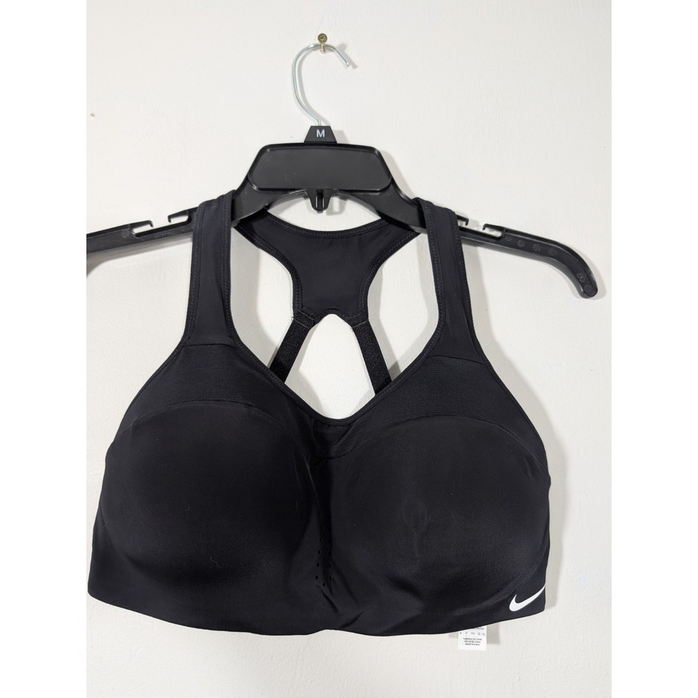 Nike Alpha High Support Dri-Fit Black‎ Sport Bra Women's Sz S